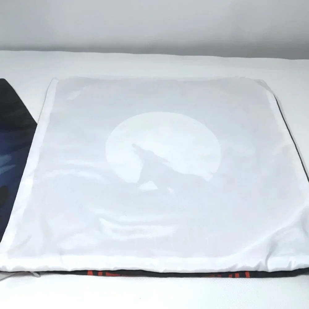 Halloween Pillow Cover Set Werwolf Howling at the Moon